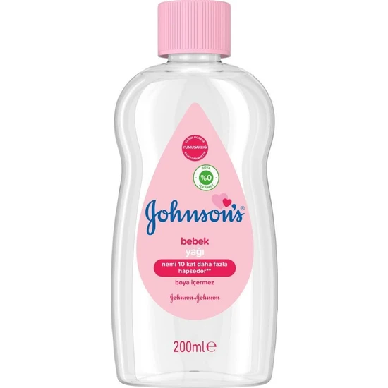 Johnson's Bebek Yağı Nemlendirici 200 ml