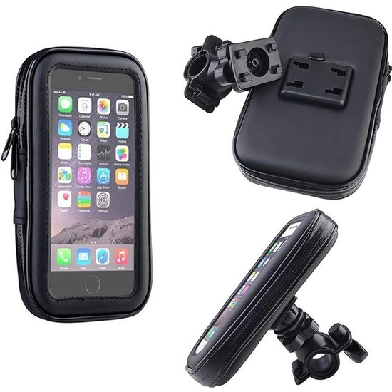 Weather Resistant Locking Strap Motorcycle Mount for Samsung Galaxy S10 Lite (sku 50796)