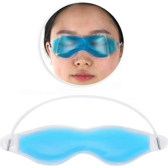 RoseRoi Gliserol Jel Göz Maskesi Sıcak-Soğuk Kullanım Kompres Masaj