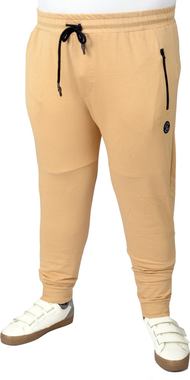 ModeXL Büyük Beden Erkek Eşofman Altı Zippered Darpaça Esnek Kumaş 22501 Siyah
