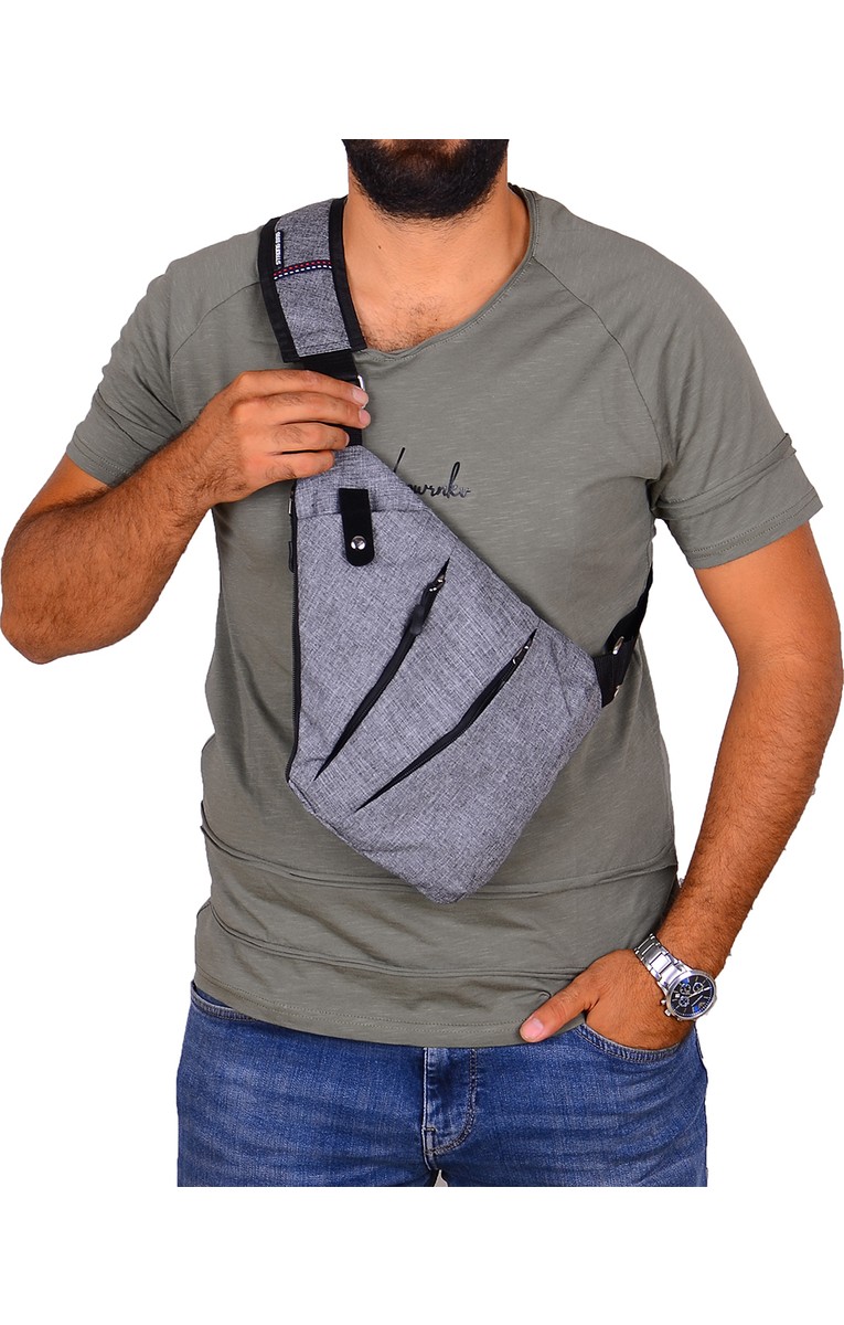 Strong Bag Strong Mavi Tek Omuz Çapraz Askılı Göğüs ve Sırt Çantası,body Bag Çanta görsel 6
