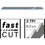 Bosch Tilki Kuyruğu Bıçağı S 1211 K - Buz ve Kemik Kesme 5'Li Paket