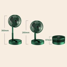 Janae Masaüstü USB Mini Fan - Beyaz (Yurt Dışından)