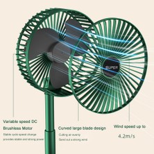 Janae Masaüstü USB Mini Fan - Beyaz (Yurt Dışından)