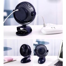 Janae Masaüstü USB Mini Fan - Mavi (Yurt Dışından)