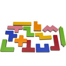 Hamaha Ahşap Katamino Tetris Eğitici Oyun Seti