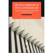 Finansal Krizler ve Öncü Göstergeleri