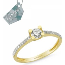 Sembol Gold Altın Tektaş Yüzük Özel Tasarım