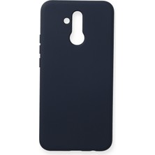 Happycase Huawei Mate 20 Lite Kılıf Nano Içi Kadife  Silikon - Lacivert