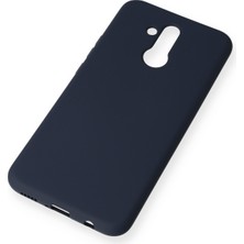 Happycase Huawei Mate 20 Lite Kılıf Nano Içi Kadife  Silikon - Lacivert