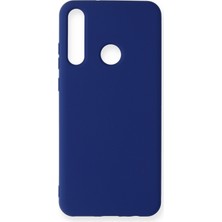 Happycase Huawei Y6P Kılıf Nano Içi Kadife  Silikon - Lacivert