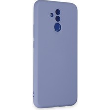 Happycase Huawei Mate 20 Lite Kılıf Nano Içi Kadife  Silikon - Lila