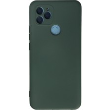 Happycase General Mobile Gm 21 Kılıf Nano Içi Kadife  Silikon - Koyu Yeşil