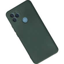 Happycase General Mobile Gm 21 Kılıf Nano Içi Kadife  Silikon - Koyu Yeşil