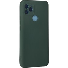 Happycase General Mobile Gm 21 Kılıf Nano Içi Kadife  Silikon - Koyu Yeşil