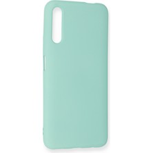 Happycase Huawei P Smart Pro / Y9S Kılıf Nano Içi Kadife  Silikon - Turkuaz