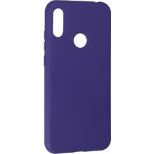 Happycase Huawei Y6 2019 Kılıf Nano Içi Kadife  Silikon - Mor