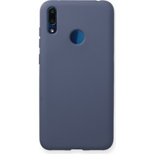 Happycase Huawei Y7 2019 Kılıf Nano Içi Kadife  Silikon - Gri