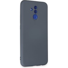 Happycase Huawei Mate 20 Lite Kılıf Nano Içi Kadife  Silikon - Gri