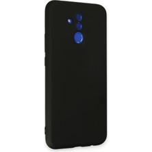 Happycase Huawei Mate 20 Lite Kılıf Nano Içi Kadife  Silikon - Siyah