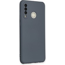 Happycase Huawei P30 Lite Kılıf Nano Içi Kadife  Silikon - Gri