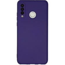 Happycase Huawei P30 Lite Kılıf Nano Içi Kadife  Silikon - Mor