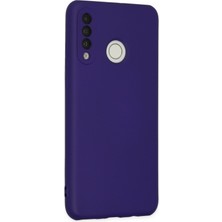 Happycase Huawei P30 Lite Kılıf Nano Içi Kadife  Silikon - Mor