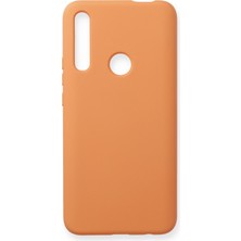 Happycase Huawei Y9 Prime 2019 Kılıf Nano Içi Kadife  Silikon - Turuncu