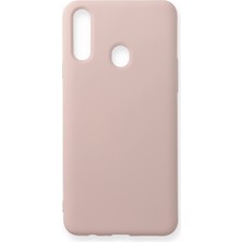 Happycase Huawei P40 Lite E Kılıf Nano Içi Kadife  Silikon - Pudra