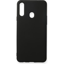 Happycase Huawei P40 Lite E Kılıf Nano Içi Kadife  Silikon - Siyah