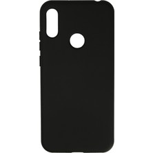 Happycase Huawei Y6 2019 Kılıf Nano Içi Kadife  Silikon - Siyah