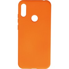Happycase Huawei Y6S Kılıf Nano Içi Kadife  Silikon - Turuncu