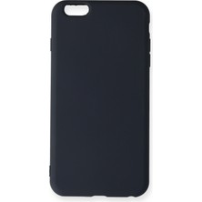 Happycase iPhone 6 Plus Kılıf Nano Içi Kadife  Silikon - Lacivert