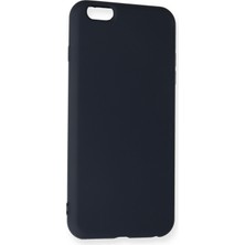 Happycase iPhone 6 Plus Kılıf Nano Içi Kadife  Silikon - Lacivert