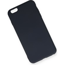 Happycase iPhone 6 Plus Kılıf Nano Içi Kadife  Silikon - Lacivert