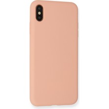 Happycase iPhone Xs Kılıf Nano Içi Kadife  Silikon - Pembe