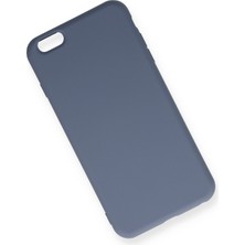 Happycase iPhone 6 Plus Kılıf Nano Içi Kadife  Silikon - Gri