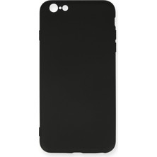 Happycase iPhone 6 Plus Kılıf Nano Içi Kadife  Silikon - Siyah