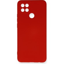 Happycase Oppo A15 Kılıf Nano Içi Kadife  Silikon - Kırmızı