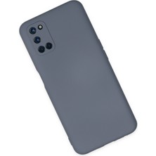 Happycase Oppo A72 Kılıf Nano Içi Kadife  Silikon - Gri