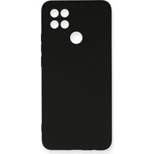 Happycase Oppo A15 Kılıf Nano Içi Kadife  Silikon - Siyah