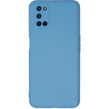 Happycase Oppo A72 Kılıf Nano Içi Kadife  Silikon - Mavi