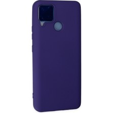 Happycase Realme C15 Kılıf Nano Içi Kadife  Silikon - Mor