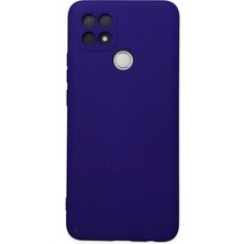 Happycase Oppo A15 Kılıf Nano Içi Kadife  Silikon - Mor