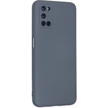 Happycase Oppo A52 Kılıf Nano Içi Kadife  Silikon - Gri