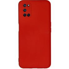 Happycase Oppo A72 Kılıf Nano Içi Kadife  Silikon - Kırmızı