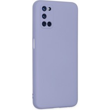 Happycase Oppo A72 Kılıf Nano Içi Kadife  Silikon - Lila