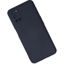 Happycase Oppo A52 Kılıf Nano Içi Kadife  Silikon - Lacivert