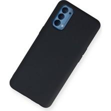 Happycase Oppo Reno 4 Kılıf Nano Içi Kadife  Silikon - Lacivert