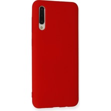 Happycase Samsung Galaxy A30S Kılıf Nano Içi Kadife  Silikon - Kırmızı